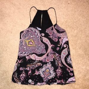 Paisley Black Cami